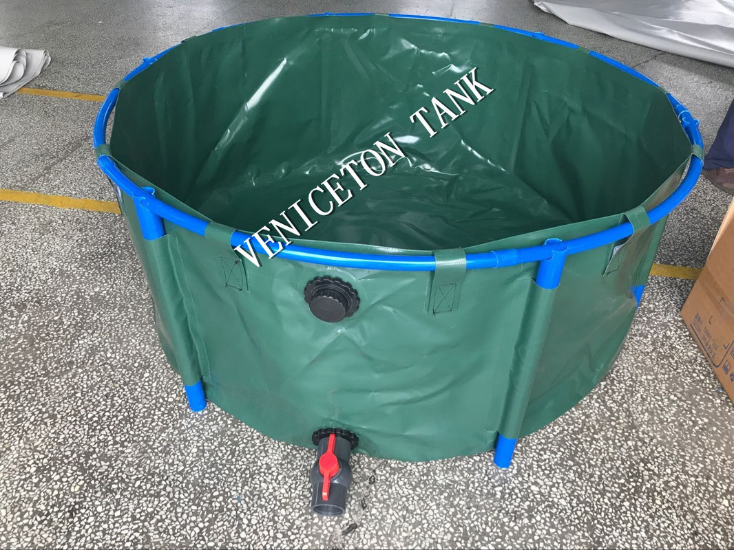 PVC mobile 1000l collapsible indoor tilapia fish farming tanks aquaculture tank for fish farming
