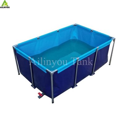 Factory Direct Sale Collapsible Fish Pond Bracket Outdoor Fish Pond Tanks