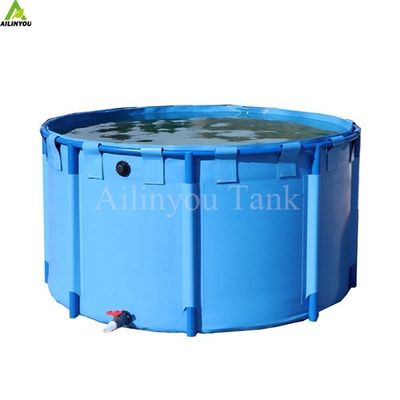PVC Outdoor Fish Pond Low Cost Tarpaulin Fish Tank Plastic Pools For Fish Farming