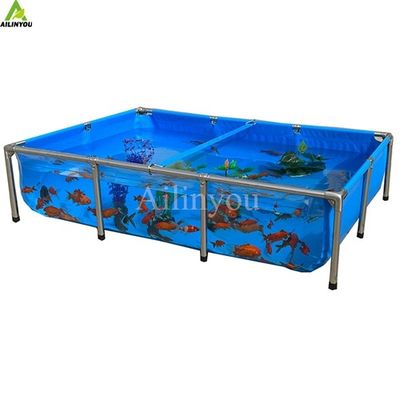 Wholesale High Quality Pvc Tank Fish Farming Fishing Plastic Water Tanks Large Fish Tank
