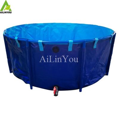 Hot Selling Moveable Fish Pool For Sale Pvc Fish Pond Plastic Fish Farming Tank