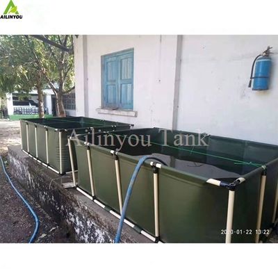Aquaculture/ Farming Flexible PVC Plastic Rain Water Storage Harvesting Tank Irrigating