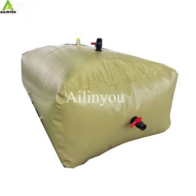 Good  Quality Pvc Coated Tarpaulin Material Inflatable Pillow or Rectangular  Drinking Water Storage Bladder Tanks