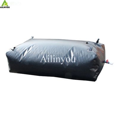 Ailinyou   Hot Sale  Flexible Water Tank 1000 Liter  2000L 3000L  5000L PVC Water Storage tank Black or Blue