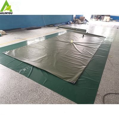 10000 Liter Pvc Tarpaulin Fabric Collapsible Water Bladder Tanks For Fire Fighting