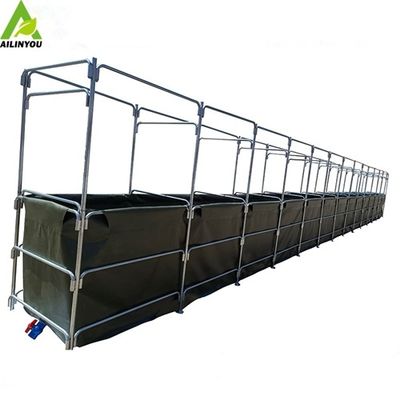 Recirculating aquaculture system Biofloc Tank Mobile Biofloc Shrimp tank for indoor and outdoor sharimp Farm