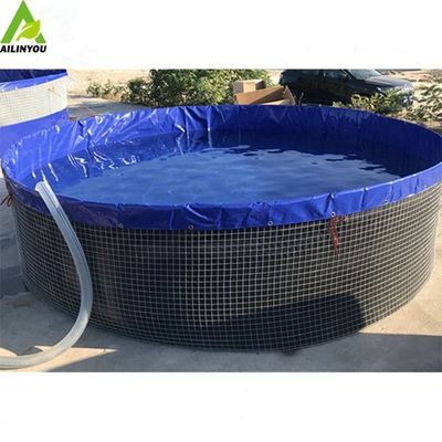 Economic Environmental Cheap Price Custom Size Galvanized Steel Wire Mesh Tank Foldable Fish Farming Tank