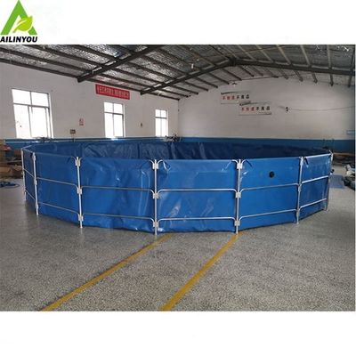 Ailinyou High Quality Custom-made Foldable PVC Tarpaulin Hydroponic Pond for Aquaponics system