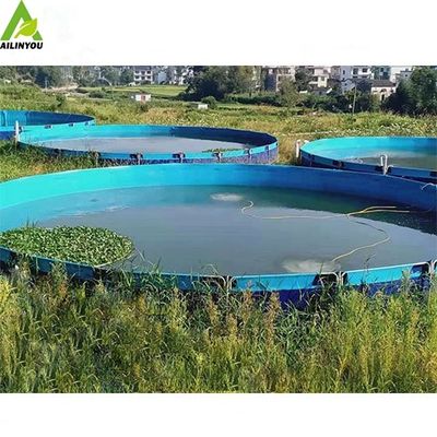Hot sale biofloc tank pvc tarpaulin indoor recirculating aquaculture system crab farming crab boxes