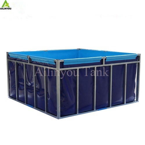 Durable Foldable Square and Round PVC Tarpaulin Fish Farming Pond Tank Breeding Pools