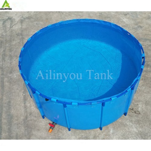 Chongqing Ailinyou Durable Foldable Fish Pond Tarpaulin Flexible Koi Fish tank