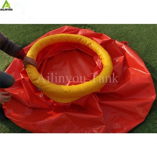 Whole Sale Collapsible Fire Fighting Water Tank Pvc Onion Shaped Bladder Tank Rain Water Collector Tank