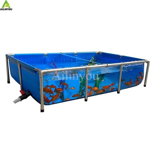Factory Custom Round Pvc Tarpaulin Fish Farming Tank Stainless Steel Water Storage Tank