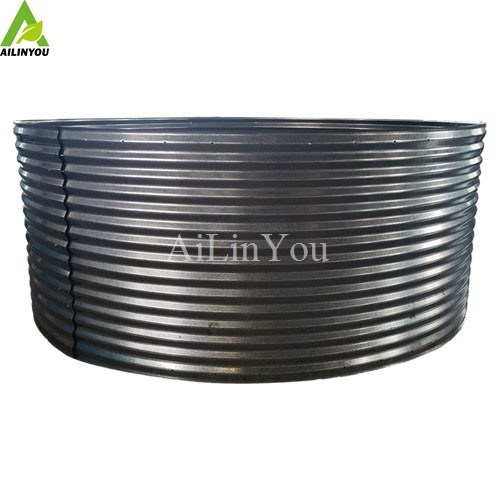 Custom Size Galvanized Steel Water Tank Aquaculture Pond Tanks For Fish Shrimp Farming