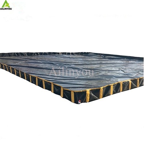 Ailinyou Hot Sale Oil Spill Containment  Berms Customized Flexible Collection Tank