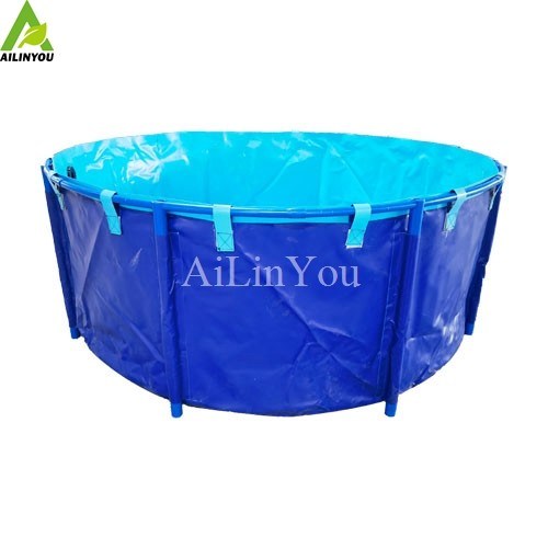 Plastic Fish Farming Tank Soft PVC Tarpaulin Fish Farming Water Storage Tanks