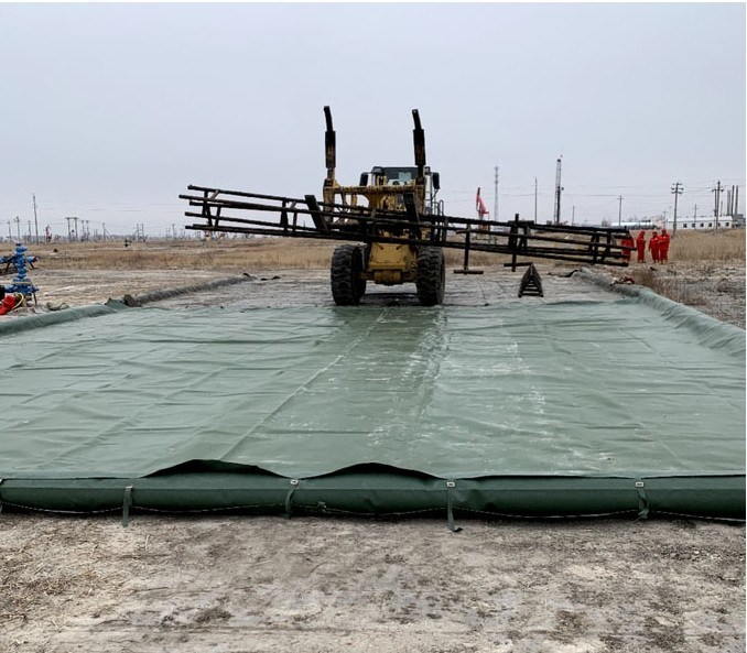 Ailinyou Hot Sale Customized PVC or TPU Spill Containment  Flexible  Containment Berm Foam Wall