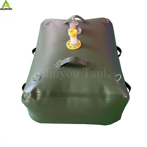 TPU Material Foldable Oil Bladder Leakproof Portable Fuel Storage Tank for Industrial Use