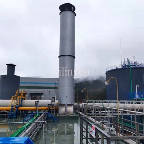 Ailinyou Supply Enclosed Biogas Flare Sytem Customized Biogas Torch 30m3 ~1000m3