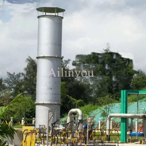 Ailinyou Supply Enclosed Biogas Flare Sytem Customized Biogas Torch 30m3 ~1000m3