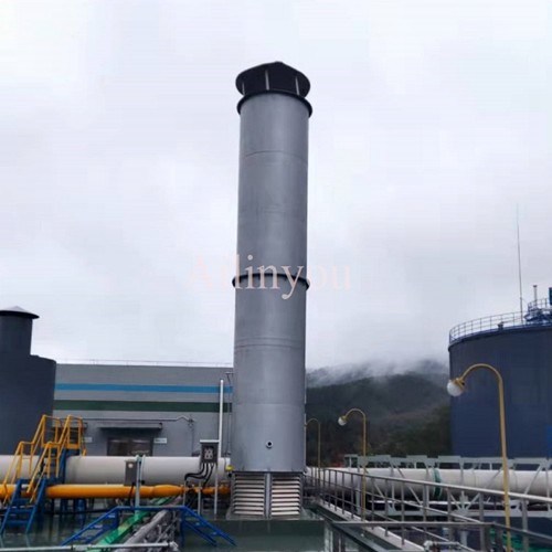 Ailinyou Supply Enclosed Biogas Flare Sytem Customized Biogas Torch 30m3 ~1000m3