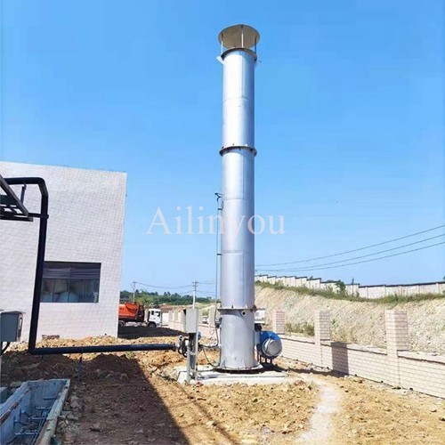 50m3/h ~2000m3/h Enclosed Gas Flare / Gas Torch For Biogas Plant Excess Gas Combustion