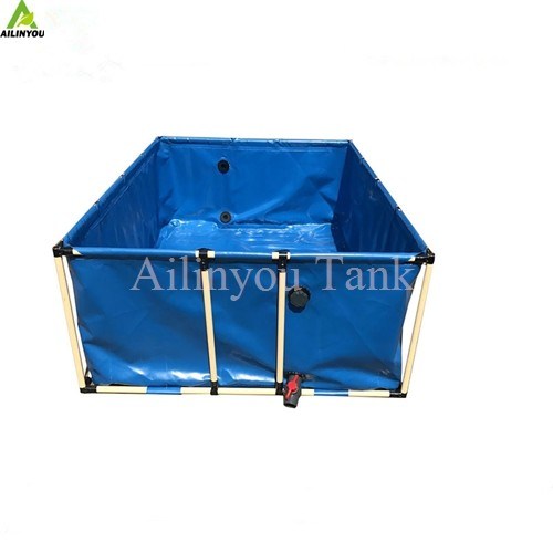 Durable Foldable Square and Round PVC Tarpaulin Fish Farming Pond Tank Breeding Pools