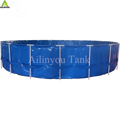 Recirculating Aquaculture System Foldable PVC Aquaculture Fish Pond Fish Farming Tanks for Shrimp Fish Raising