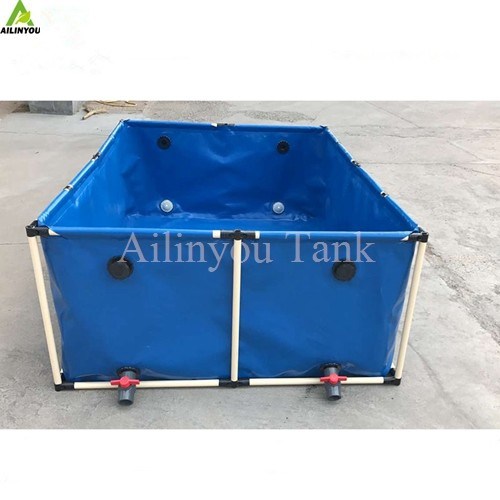 Hot Sale Collapsible PVC Tarpaulin Fish Farming Tanks Indoor Outdoor Biofloc Equipment Ponds for RAS Catfish Tilapia Far