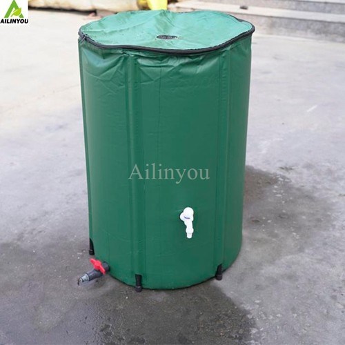 Portable 13-500gallon  Rain Barrel Water Tank Collapsible Rainwater Collection System Storage Container