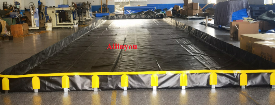 Ailinyou Custom-made High Quality Prevent Liquid Escape Oil Spill Containment Barrier Berm