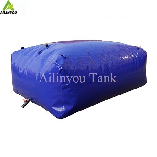 Good  Quality Pvc Coated Tarpaulin Material Inflatable Pillow or Rectangular  Drinking Water Storage Bladder Tanks