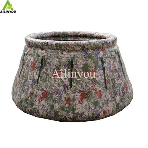New Designed Folding pumpkin water tank Starry camouflage conical water storage tank