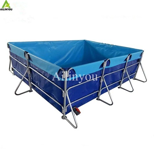 Ailinyou Factory Custom-made  Mobile Aquaculture Tank  Foldable  Hydroponic Pond