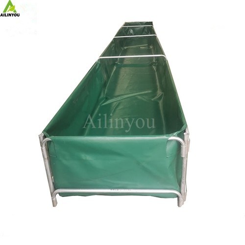 Ailinyou Foldable Round Tarpaulin Fish Tanks Round Tank  Biofloc Aquaculture Tank