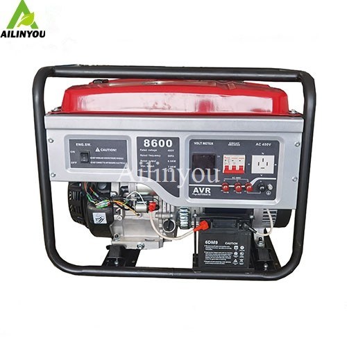 Ailinyou Professional Factory Sales Double Fuel Biogas and Gasoline Generator  High Quality  5kw Biogas Generator set