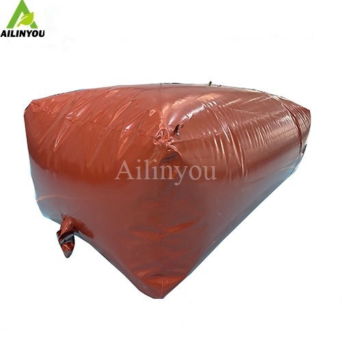 Ailinyou Hot Sale 1m3 ~1000m3 Red Mud PVC Biogas storage Bag for storage biogas or gas