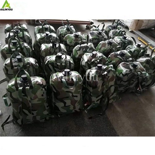 Ailinyou Factory Wholesale 15L 20L 25L Forest Firefighting Backpack WaterBag Portable Drinking Backpack Water Bag