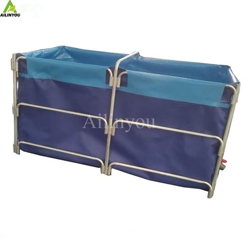 Portable Collapsible Fish Pond Durable Foldable Support Fish Tank for Farming