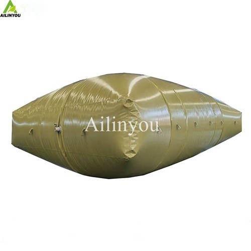 Good  Quality Pvc Coated Tarpaulin Material Inflatable Pillow or Rectangular  Drinking Water Storage Bladder Tanks