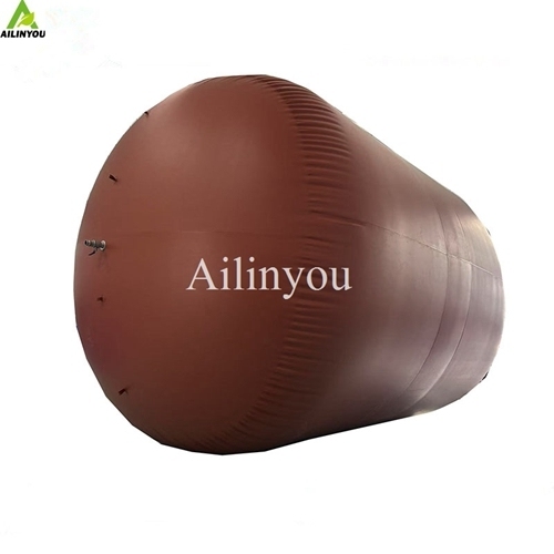 Ailinyou Hot Sale 200m3  Red Mud PVC Biogas storage Bag for storage biogas or gas