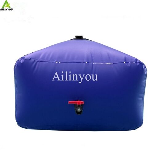 Ailinyou 500Liter  Rectangular  Water Storage Tank PVC Flexible Water Bag For Irrigate