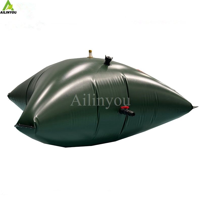 Collapsible Pillow Water Storage Tank Flexible Liquid Storage Bag with Detachable Discharge Pipe