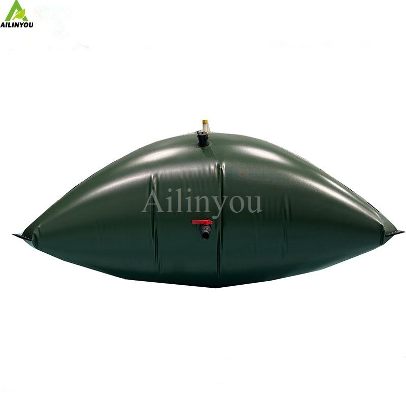 Collapsible Pillow Water Storage Tank Flexible Liquid Storage Bag with Detachable Discharge Pipe