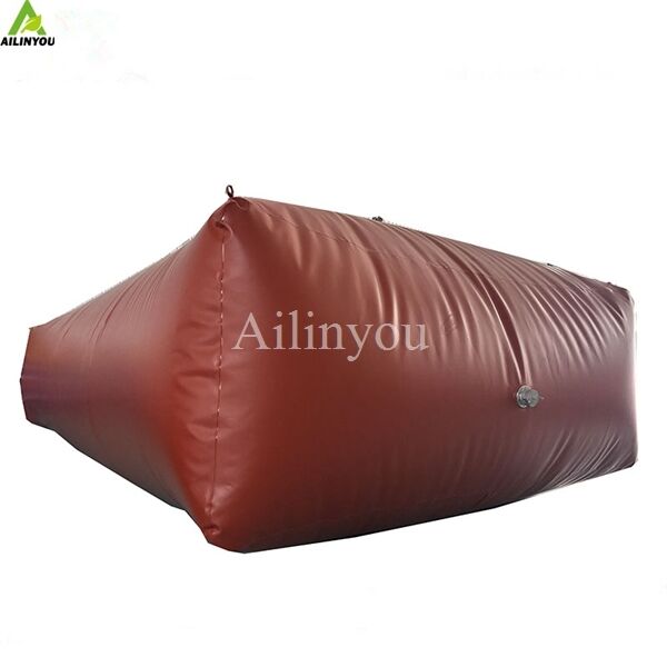 Chinese Manufacturer PVC Waste Water Storage Bag  Flexible Red Mud  Biogas Storage Balloon Biogas Digester Bag