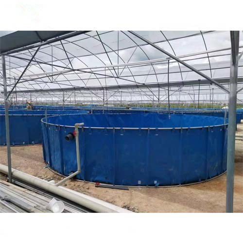 Customized Portable Collapsible PVC Tarpaulin Fish Pond or Fish Farming Tank lobster farming