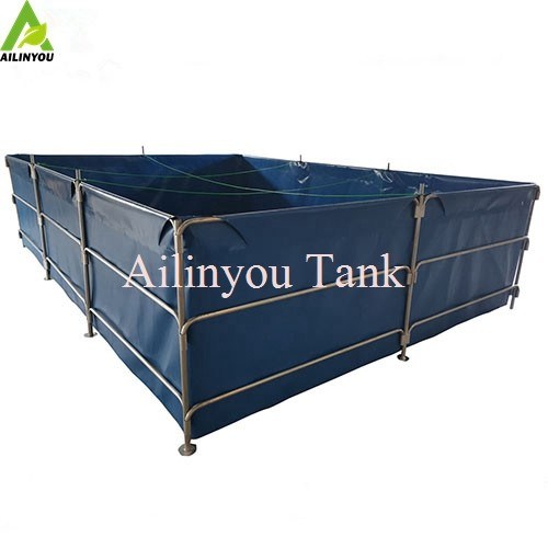 Durable Foldable Square and Round PVC Tarpaulin Fish Farming Pond Tank