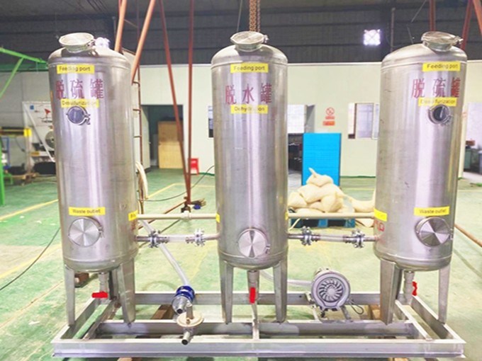 Biogas purification system H2S scrubber filter system Equipment