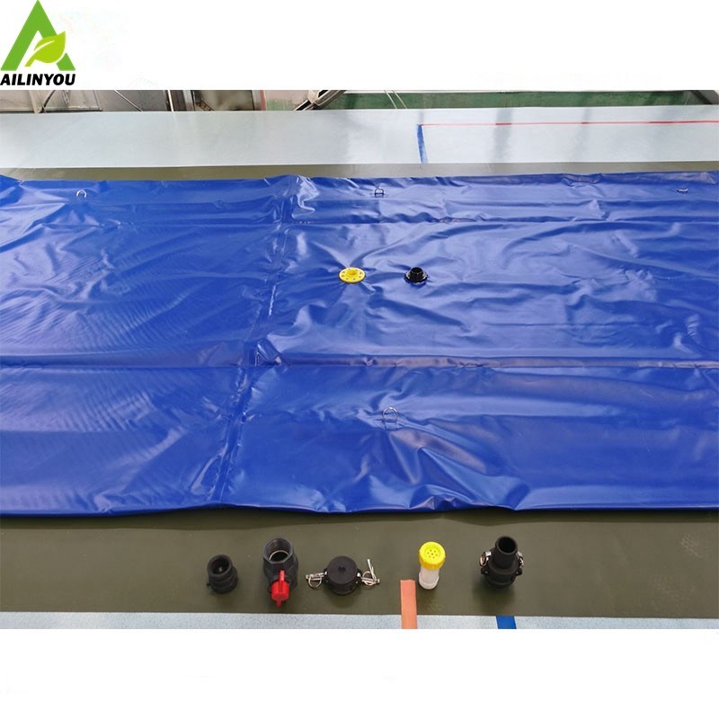 Flexible 100000Liter PVC Tarpaulin Fabric Water Storage Bladders Tank