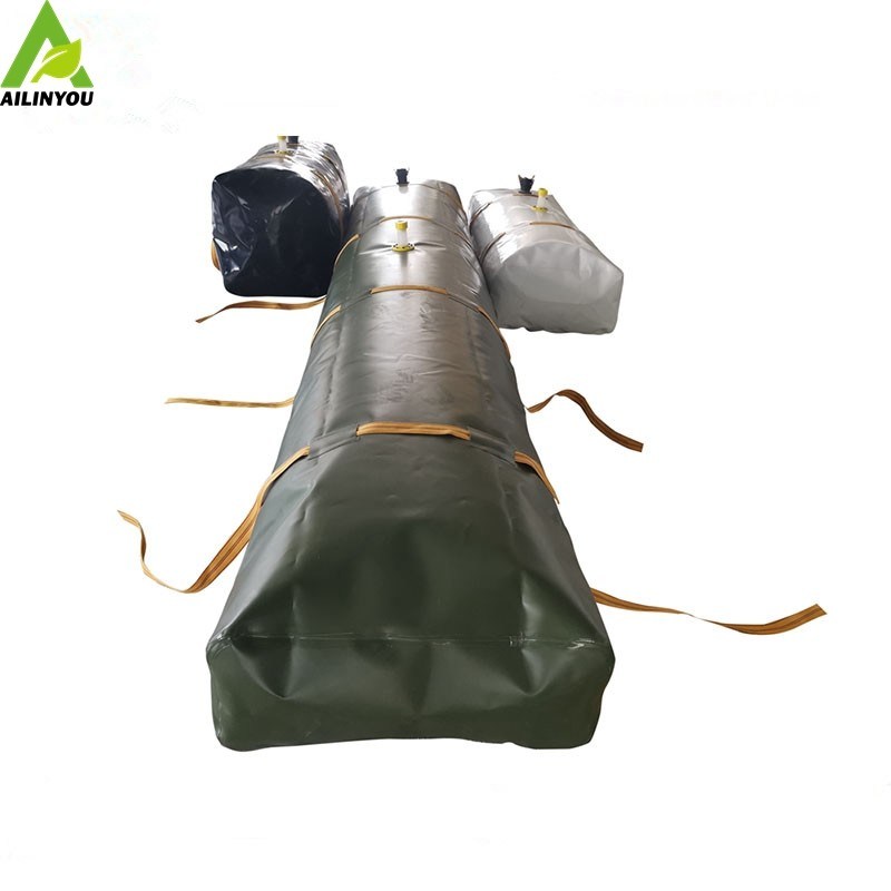 Large rectangle flexible foldable PVC/TPU tarpaulin fabric water storage bladders tank